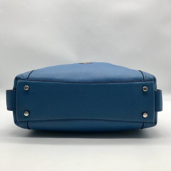 Coach Blue Pebbled Leather Edie 31 Shoulder Bag 57125 - Picture 5 of 11